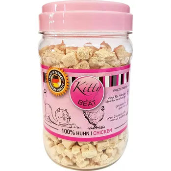 Pamlsek pro kočku Kitty Beat čisté kuřecí maso 120 g