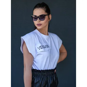 Dámské tričko Dámské tričko VSB CASSIE s krátkým rukávem bílé , VELIKOST 2XL