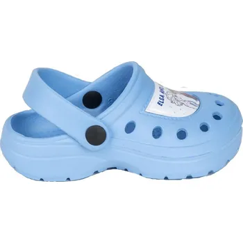 Dívčí sandály Světle modré dívčí nazouváky Crocs Disney Frozen Velikost: 24/25