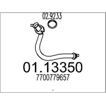 Výfuková trubka Výfuková trubka MTS 01.13350