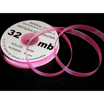 Stuha Stuha šifonová, WO9039, šíře 38 mm za metr