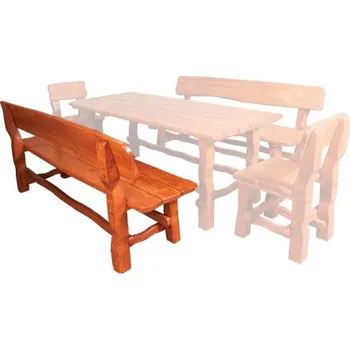 Ložnice ImportWorld Zahradní lavice MO212 (Barva dřeva: Brunat)