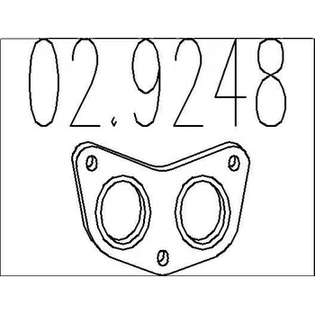 Těsnění výfuku Těsnění, výfuková trubka MTS 02.9248