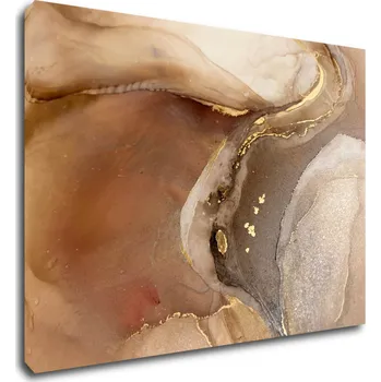 Obraz Impresi Obraz Abstrakt zlatý mramor - 70 x 50 cm