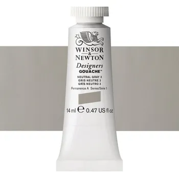 Vodová barva Kvašová barva Winsor & Newton - Neutral Gray 3