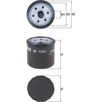 Olejový filtr Olejový filtr MAHLE OC 1253