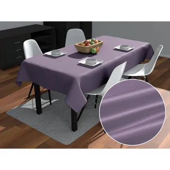 ubrus Saténový obdélníkový ubrus polyesterový Satén LUX-043 Fialová lila 50x100 cm