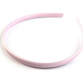 Saténová čelenka do vlasů - růžová nejsv. (12 ks)