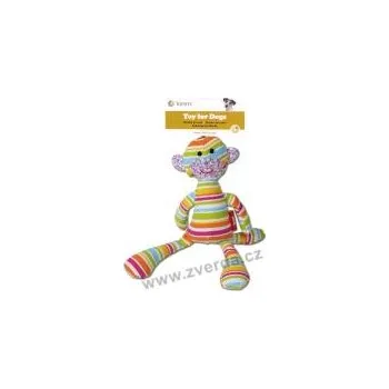 Hračka pro psa E.T. toy,textilni hračka, duhová barva