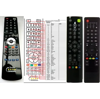 Dálkový ovladač JVC LT-22HA45U, LT-24HG45U - kompatibilní značkový dálkový ovladač General