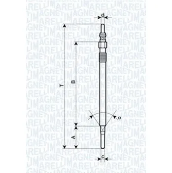 Autoelektrika Žhavicí svíčka MAGNETI MARELLI 062900062304