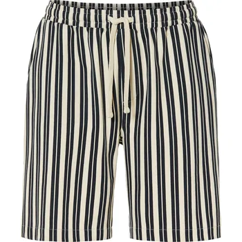 Pánské kraťasy LIVERGY® Pánské bermudy (krémová / navy modrá, L(52/54))