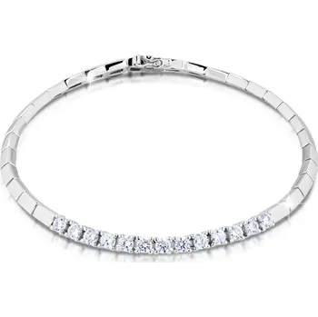 Náramek Modesi Elegantní stříbrný náramek s kubickými zirkony M01751 18 cm + 2 měsíce na vrácení zboží