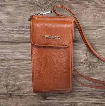 Kabelka Dámská kabelka/peněženka YYcoveri Barva: hnědá