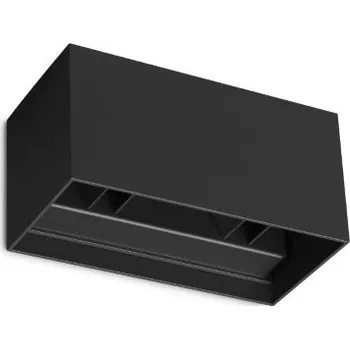 Nástěnné svítidlo Ideal lux I328676 LED venkovní nástěnné svítidlo ATOM | 25W integrovaný LED zdroj | 2100lm | 3000K + Philips 8719514257566 LED žárovka 1x8W-60W | E27 | 806lm | 2700K