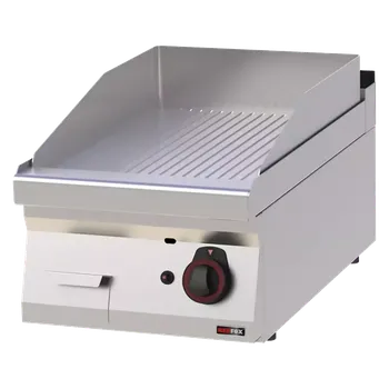 Grilovací deska 40x51 plynová chromovaná hladká bez podestavby | REDFOX - FTHC 70/04 G