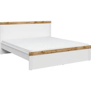 Obývací stěna Holten LOZ/180 bílá/dub woltan/bílý lesk