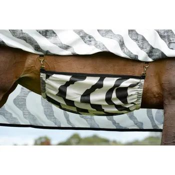 Deka pro koně Bucas Díl k dece Buzz-Off Bucas, břišní, zebra 130 cm