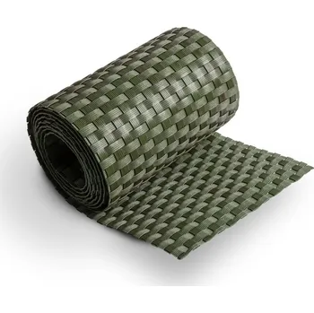 Příslušenství pro plot Ratanový plotový pás, 19x255 cm, zelená