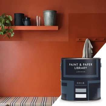 barva na zeď Paint & Paper Library Barva na zeď - Matná vysoce omyvatelná a odolná - 750ml - Architects' Eggshell Odstíny: SLATE III (163)