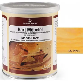 Olej na dřevo HARD FURNITURE OIL - tónovaný tvrdý olej na nábytek - 05 Pinie - 5 l