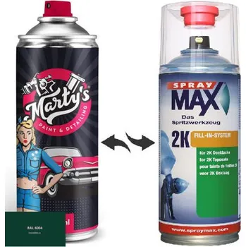 Barva ve spreji Barva ve spreji RAL 6004 stupeň lesku Lesk kvalita laku 1K Akrylátový lak
