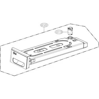 Domácí spotřebič AGL76255548 - nádržka na vodu pro sušičku LG