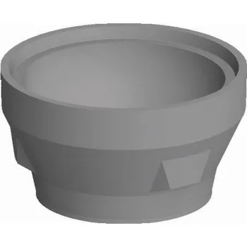 Kanalizační potrubí Kasi TBV-Q dno uliční vpusti pr.550/450mm, h=300mm, s kalovou prohlubní, beton