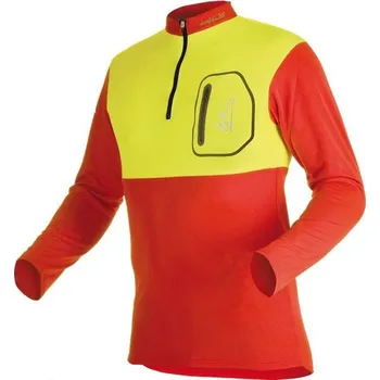 Thermo tričko PFANNER ZIPP-NECK SHIRT HiVis L