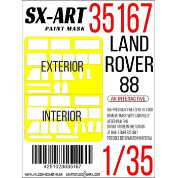 Plastikový model SX-ART 1/35 Paint mask Land Rover 88 (AK)