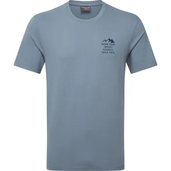 MONTANE MEN'S IMPACT COMPASS TEE Barva: stone blue, Velikost: S
