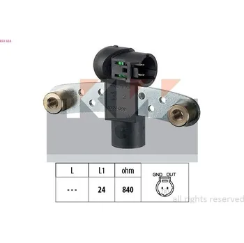 Kliková hřídel Generátor impulsů, klikový hřídel KW 453 324