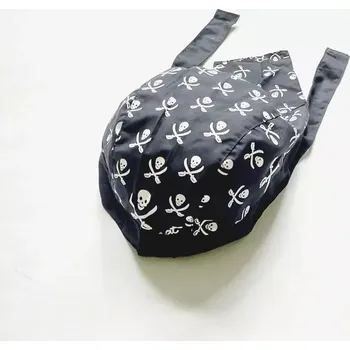 Šátek Šátek pirát lebky meče (Šátek Bandana Headwrap)