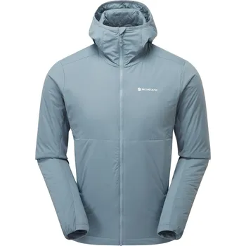 Pánská větrovka Montane pánská zateplená bunda Fireball Lite Hoodie Barva: stone blue, Velikost: XXL