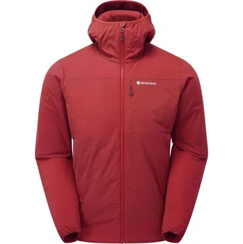 Oblečení a móda MONTANE MEN'S FIREBALL HOODIE Barva: acer red, Velikost: M