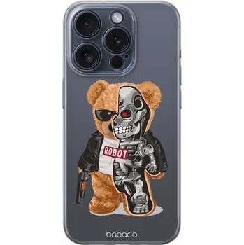 Pouzdro na mobilní telefon Babaco Ochranný kryt na iPhone XR - Babaco, Teddy Robot 001 BPCTEDDY1008