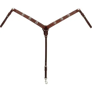 Poprsník Westernový poprsník WEAVER Texas Star Multi - Oiled Canyon Rose