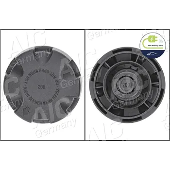 Palivová nádrž Uzavírací víčko, nádoba chladiva A.I.C. 54500