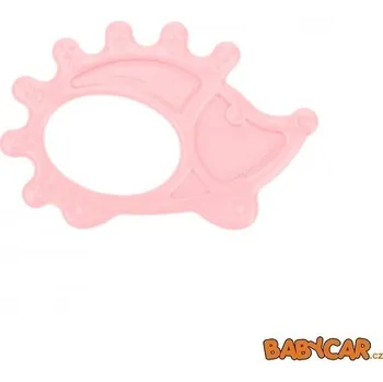 CANPOL BABIES elastické kousátko Ježek/Růžová