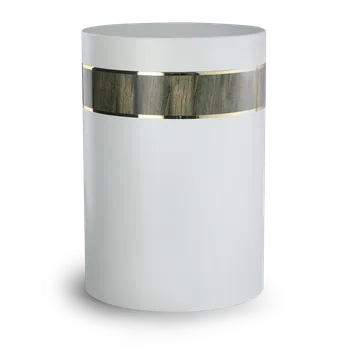 Smuteční dekorace Kovová urna Woodline - Driftwood