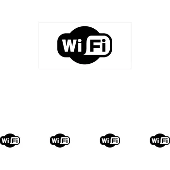 Walteco Označení wi-fi, 100x50mm, samolepka Množství: 5 ks