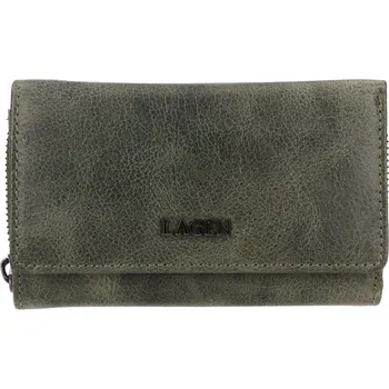 Peněženka dámská peněženka kožená LG-2163-GREEN-ZELENÁ