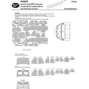 Plastikový model New Ware 1/48 Mask Bell AB-212 / UH-1N EXPERT (ITAL/HELL)
