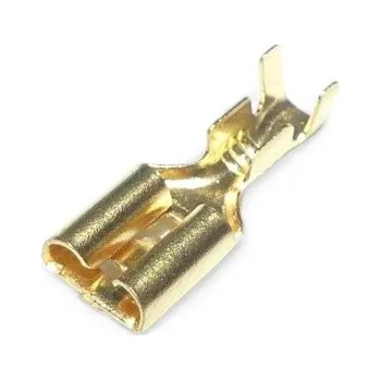 Elektrický konektor Made in Czech Konektor plochý, objímka 6,3x1,0 - 2,5