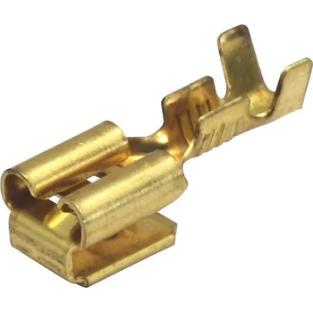 Auto elektroinstalace Konektor dutinka 6,3mm s odbočkou, kabel 0,75-2,0mm, balení 100ks<br />Výrobce: IMP - 427912