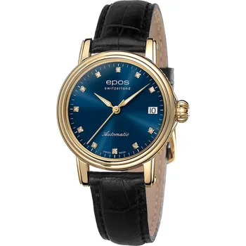 Hodinky Dámské hodinky Epos Diamond Automatic 4390.152.22.86.15 4390.152.22.86.15