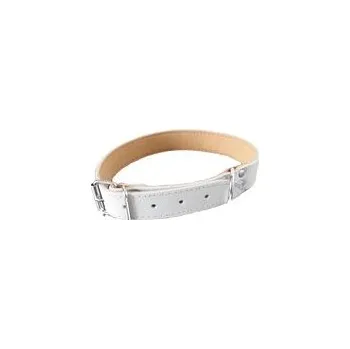 Obojek pro psa Sedlářství Doležel Obojek na psa kožený maxi 65cm/28mm bílý