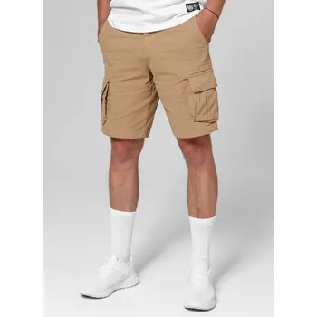 PitBull West Coast - pánské šortky JACKAL pískové XL