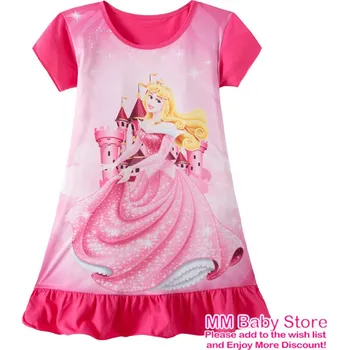 Dívčí pyžamo Dívčí noční košilka - Disney princezny Barva: světle růžová, Velikost: 4T-5T (M)