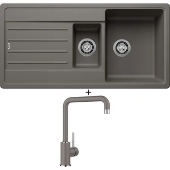 Granitový dřez Granitový dřez SET Blanco LEGRA 6 S šedá vulkán 527271 + Blanco MILI šedá vulkán 527460